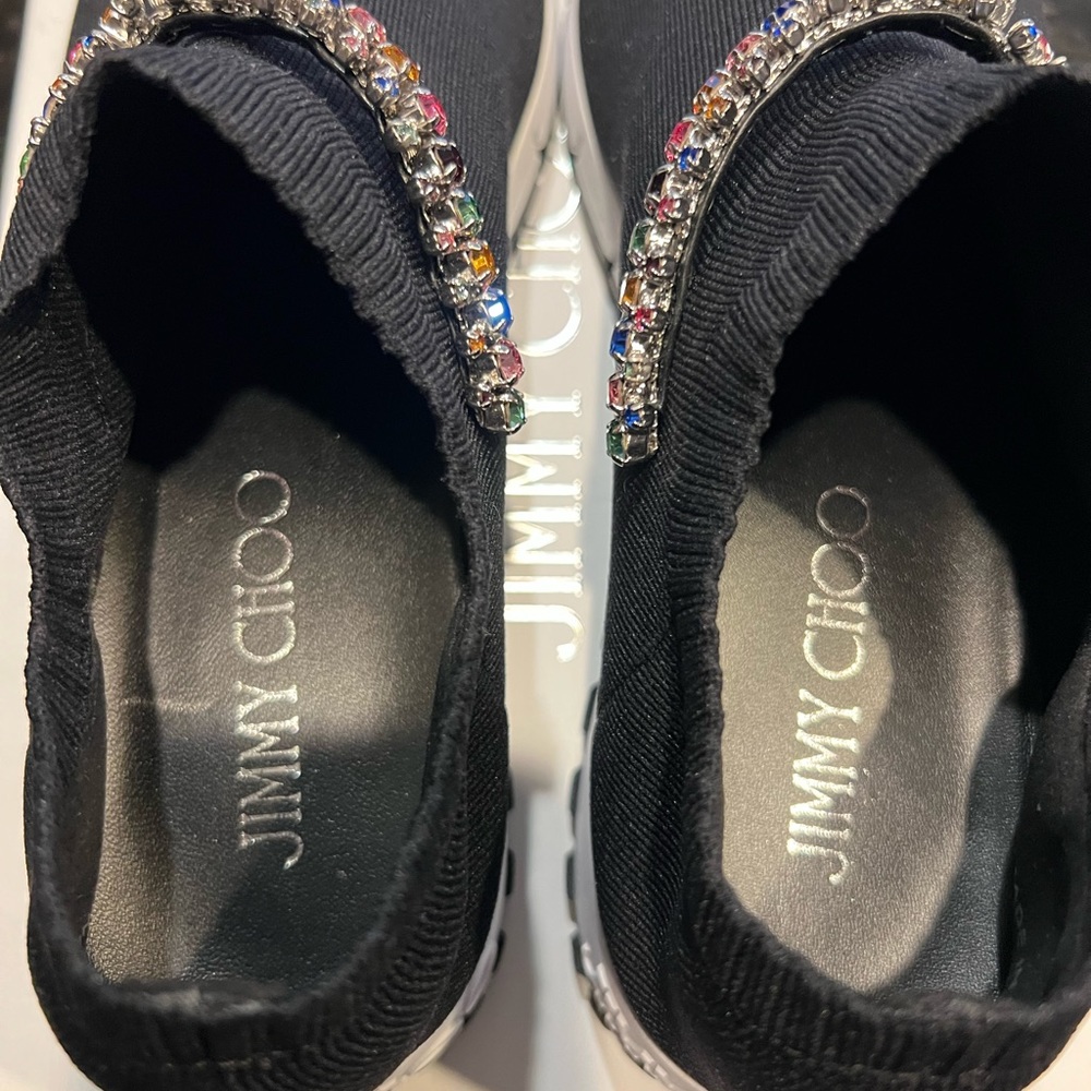 Brand new, Jimmy Choo Verona Crystal Sneakers - Picture 6 of 10